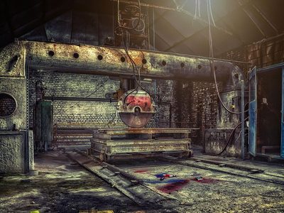 Puzzle de Puzzle de Nave industrial abandonada