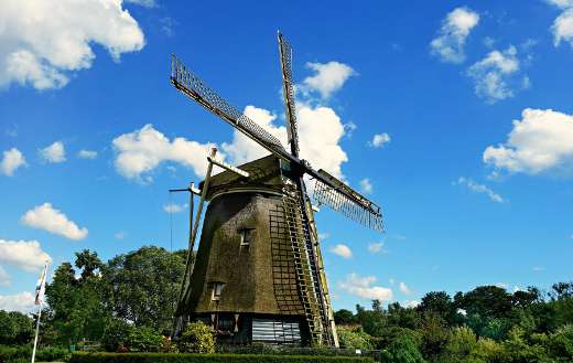 Riekermolen dutch historic windmill